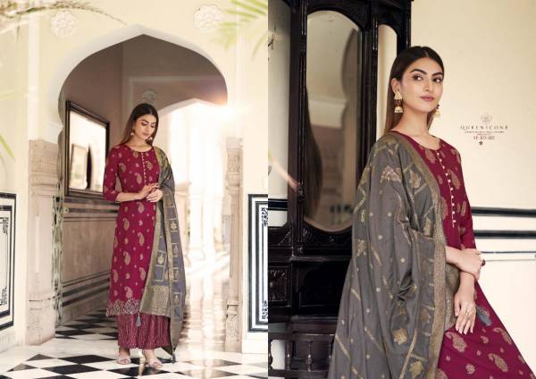Naqsh Fancy Festive Wear Heavy Muslin SIlk Designer Salwar Suit Collection